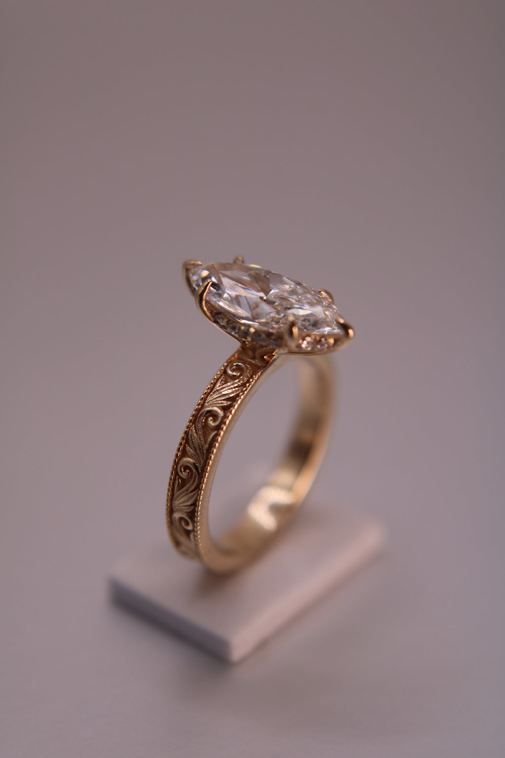 Custom Engraved Marquise