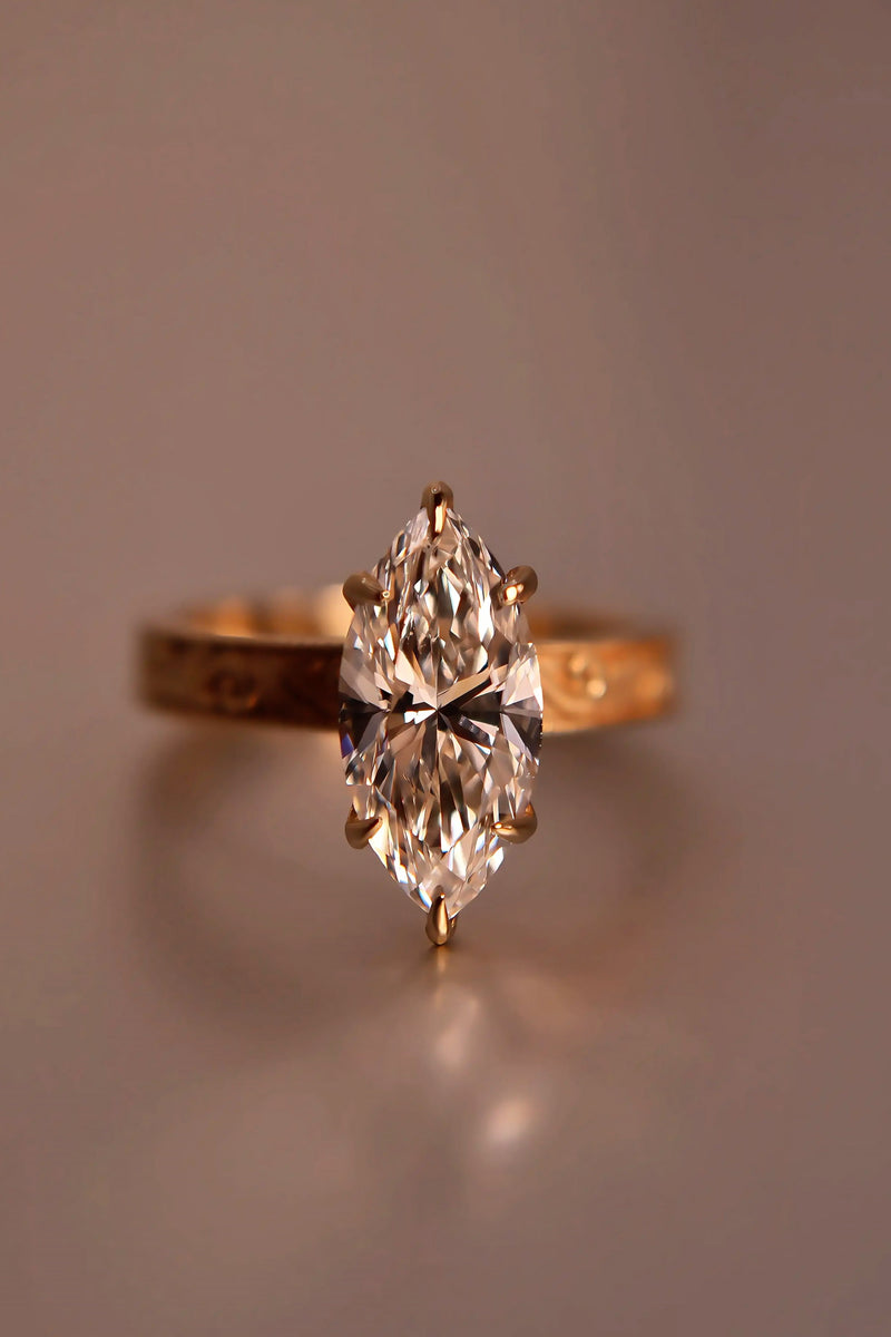 Custom Engraved Marquise