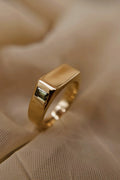 Signet Wedding Band