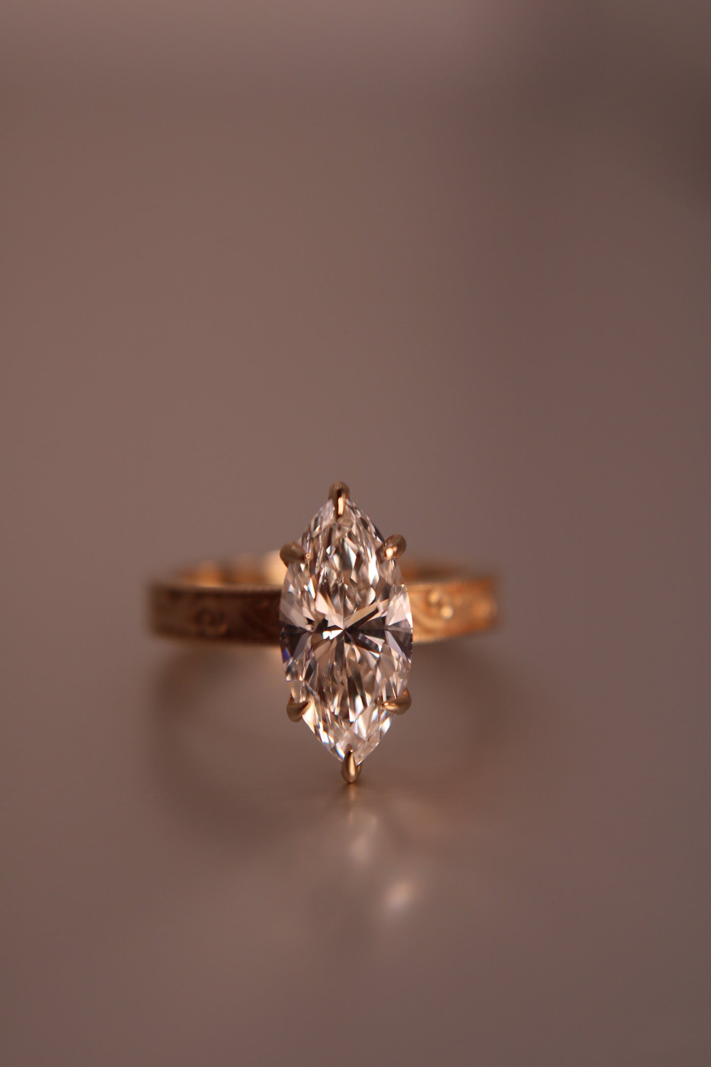 Custom Engraved Marquise