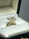 5ct East to West Radiant Cut Engagement Ring